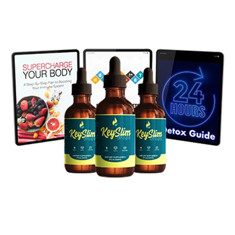 KeySlim Drops Weight Management Supplement Bottle (3 Bottle / 90 Day Pack)