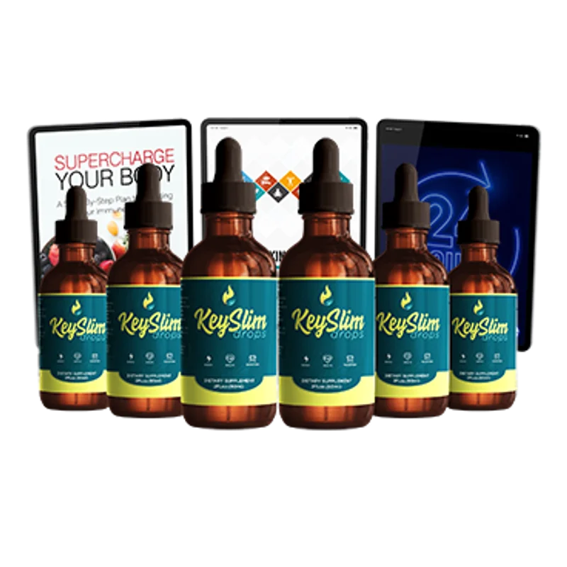 KeySlim Drops Weight Management Supplement Bottle (6 Bottle / 180 Day Pack)
